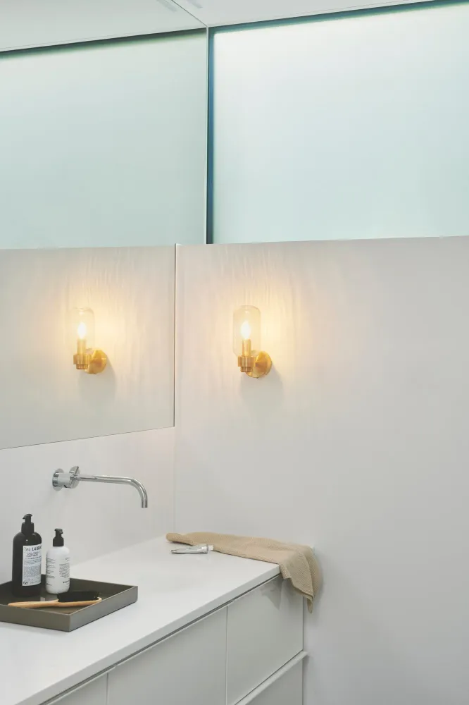 Nordlux Tutan | Wandlamp | E14 Fitting | Messing