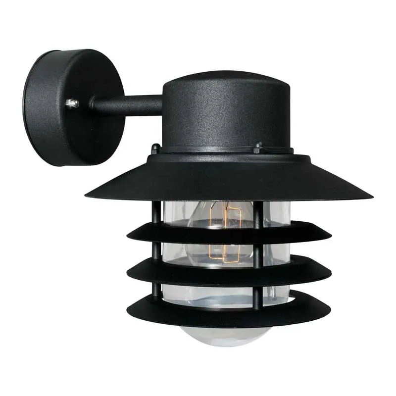 Nordlux Vejers Wandlamp Buiten - E27 - IP54 - Zwart