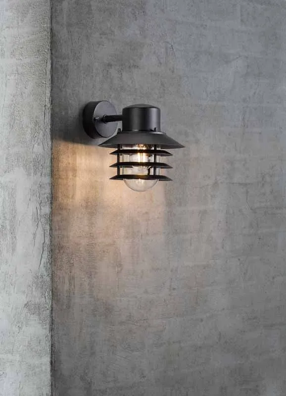 Nordlux Vejers Wandlamp Buiten - E27 - IP54 - Zwart