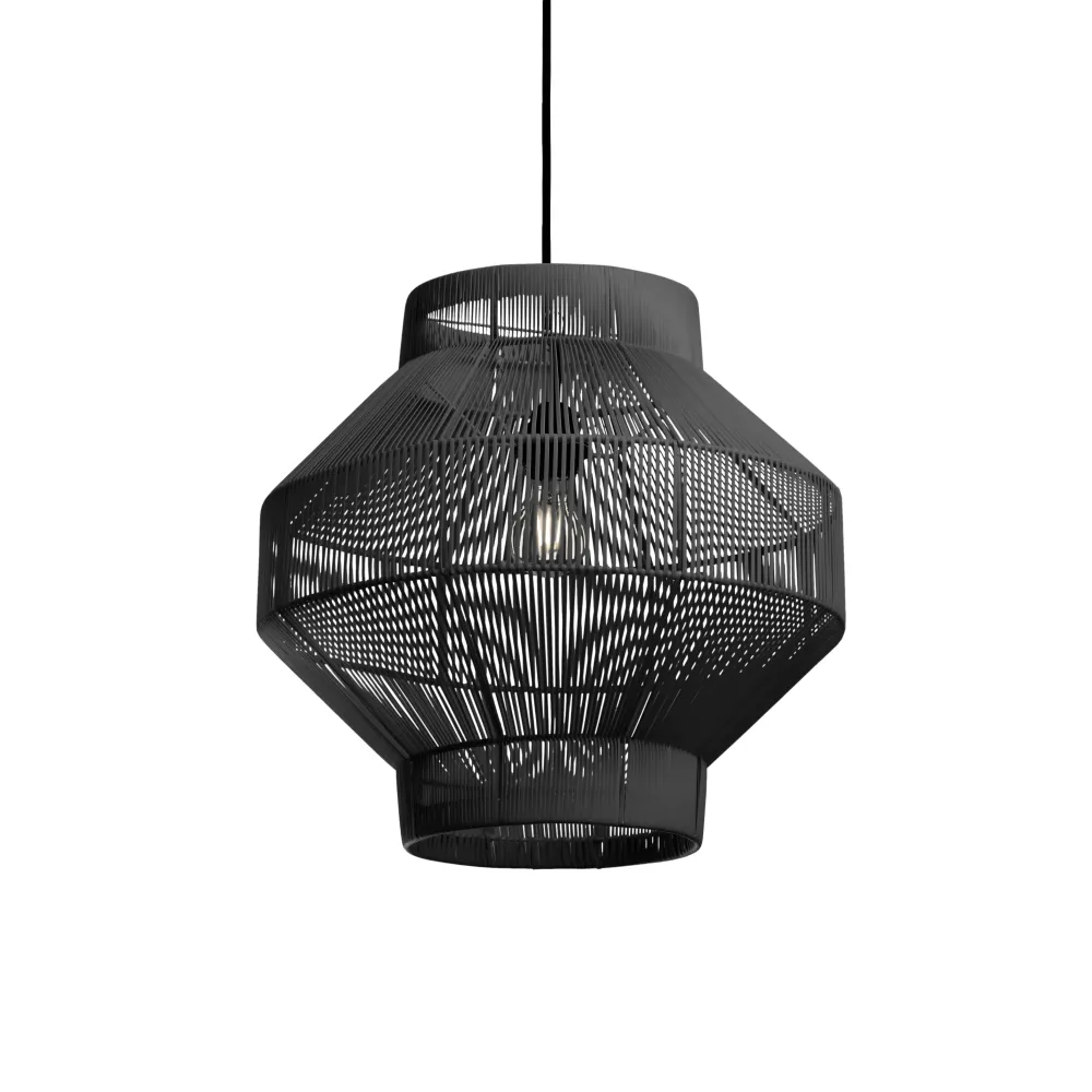 Originalhome lampenkap gerecycled Lampion no 2 - antraciet - M