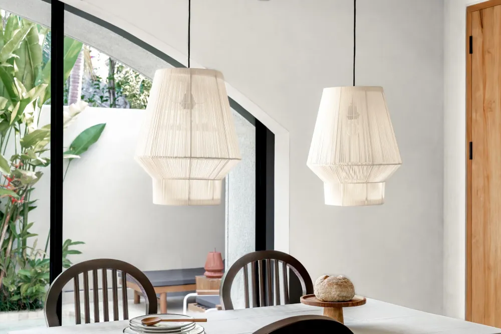 Originalhome lampenkap gerecycled Lampion no 1 - naturel - L