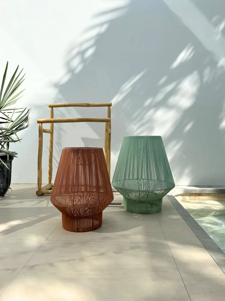 Originalhome lampenkap gerecycled Lampion no 1 - terracotta - M