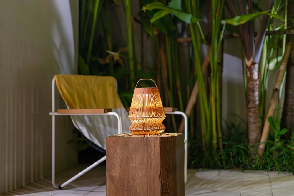 Originalhome solar lampion Carry On - terracotta