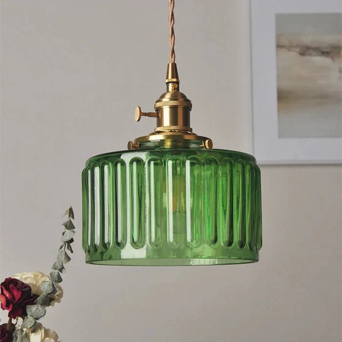 Ottilia Elegantie Hanglamp - Verstelbare Vintage Glazen Chique