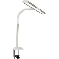 OttLite Wellness Series Perform Led Clamp Lamp Three Color Modes 16" To 24.75" High White OttLite®