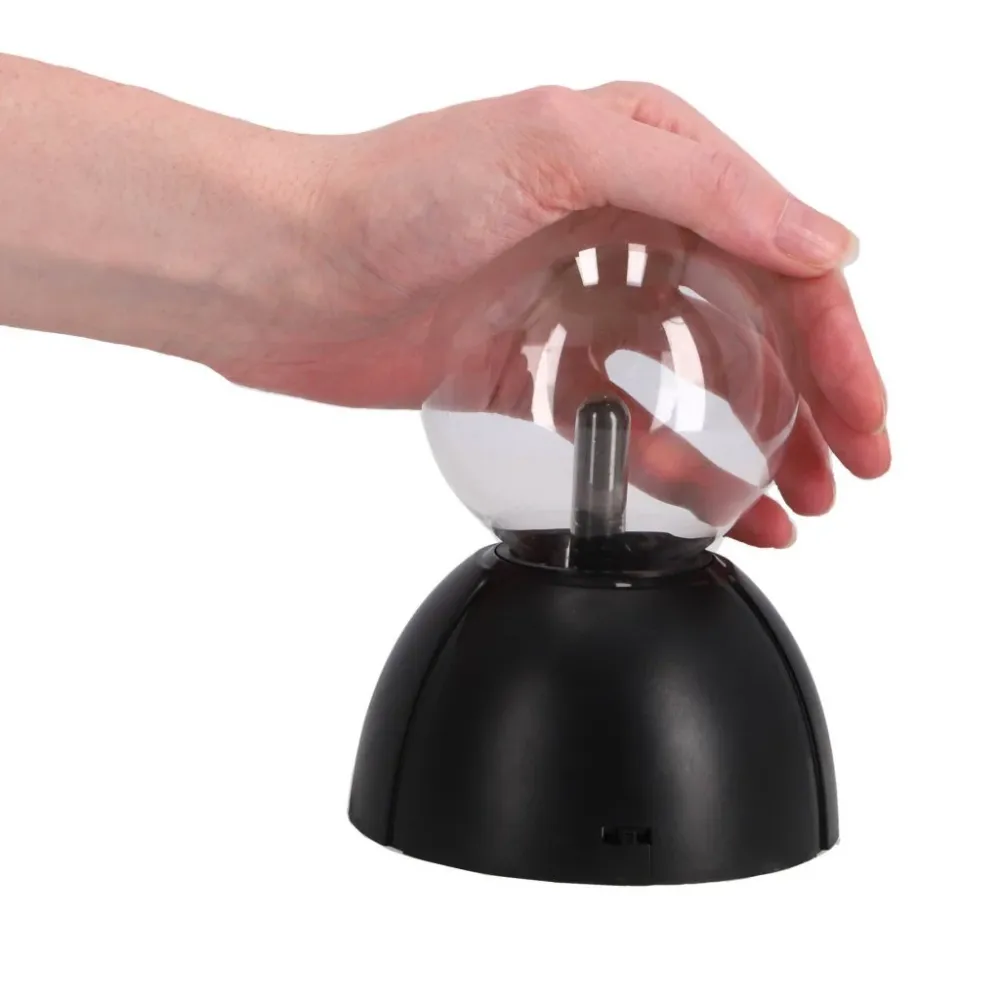Overige Merken Party Time Plasma Bol 7.5 Cm Zwart