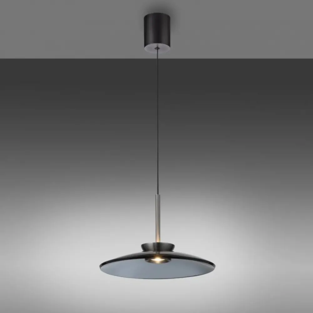 Neuhaus PURE hanglamp E-Moon - 1 lichts - 50 x 240 cm - grijs Paul Neuhaus