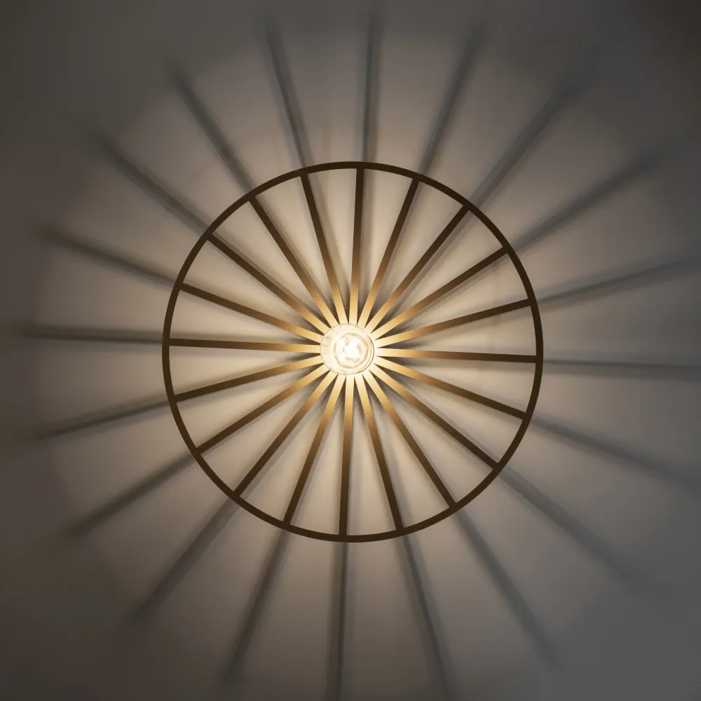 Paul Neuhaus plafondlamp Isabella - 1 lichts - 50 x 8.5 cm - goud