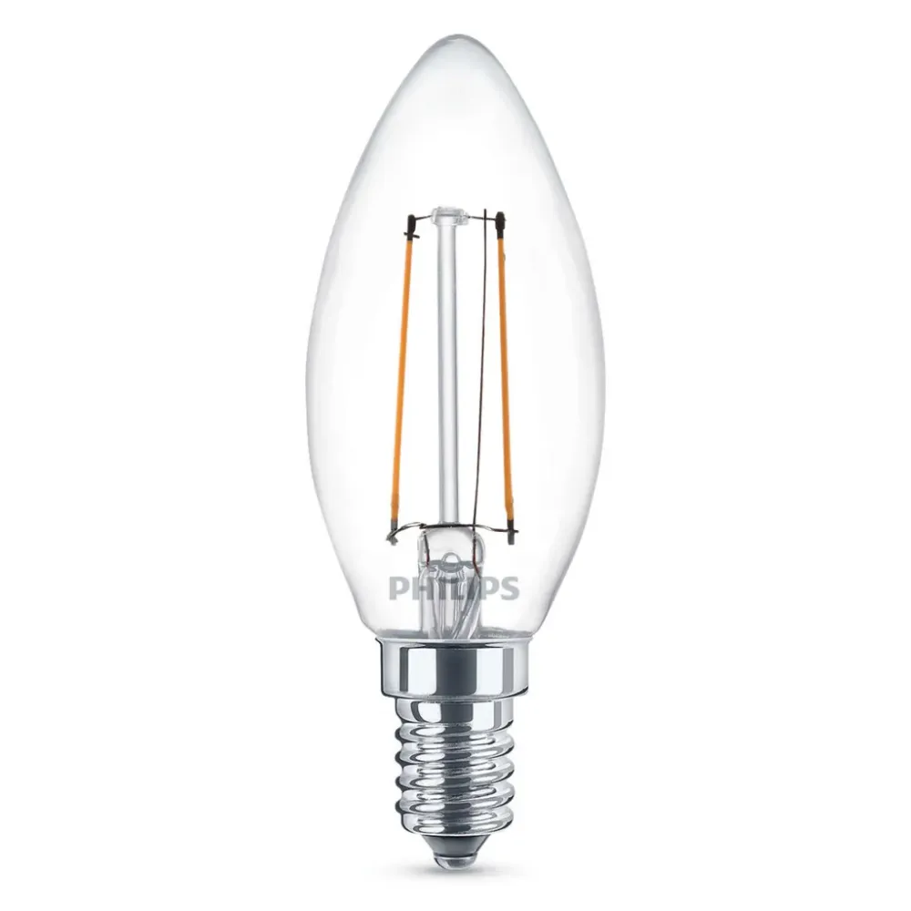 Philips Ledclassic 25W (2W) B35 E14 Ww Cl Nd 1Bc/4 Verlichting