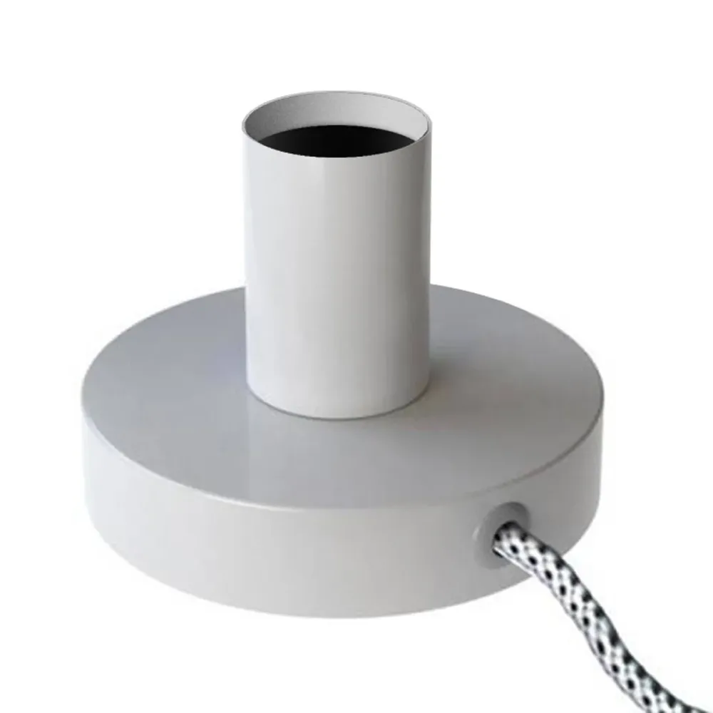 Posaluce - Tafellamp van metaal - Glanzend wit