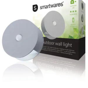 Ranex Ra-1004236 Led Wandlamp Voor Buiten Met Sensor 0.5 W 60 Lm Grijs