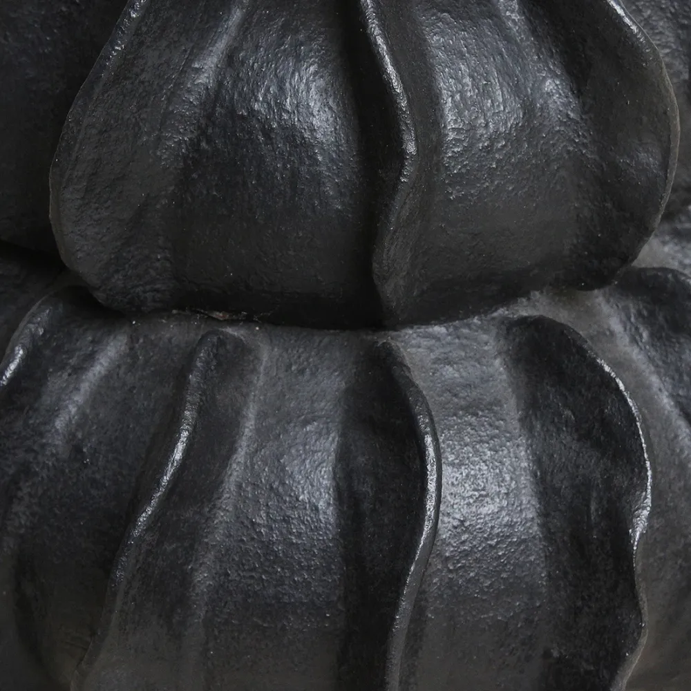 Raw materials tafellamp Carambole - zwart - terracotta - 37x37x75 cm