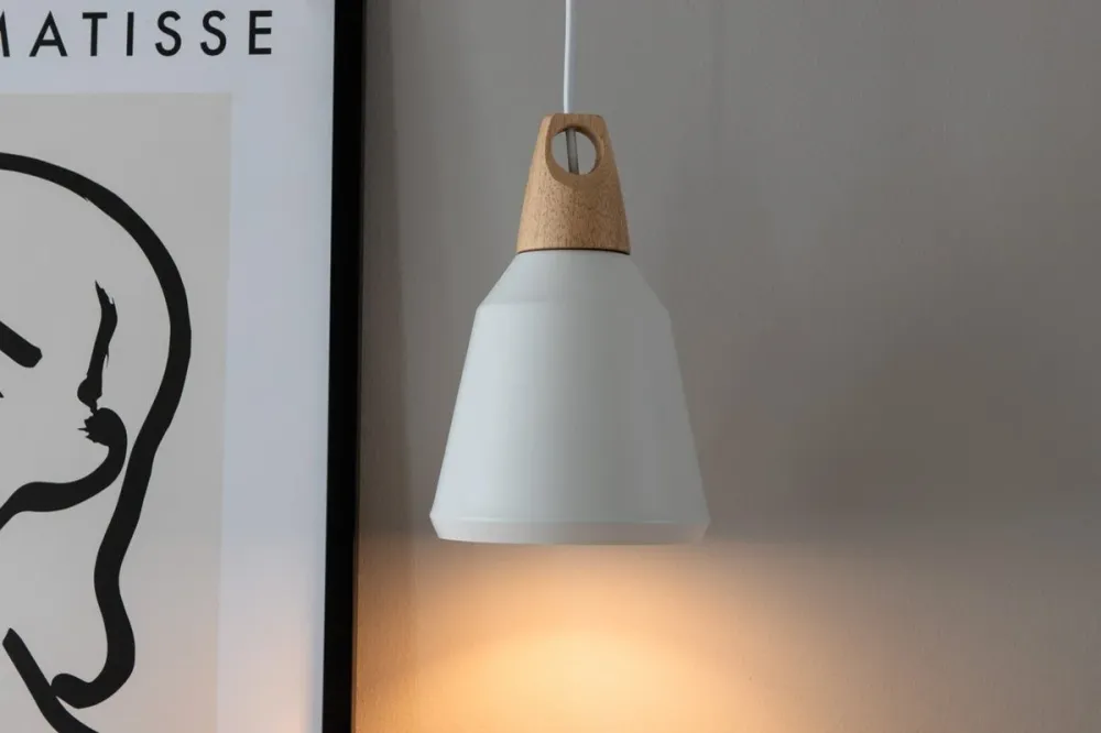 Rebellenclub Hanglamp Lion - wit - Ø 16 cm