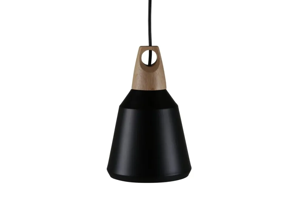 Rebellenclub Hanglamp Lion - zwart - Ø 16 cm