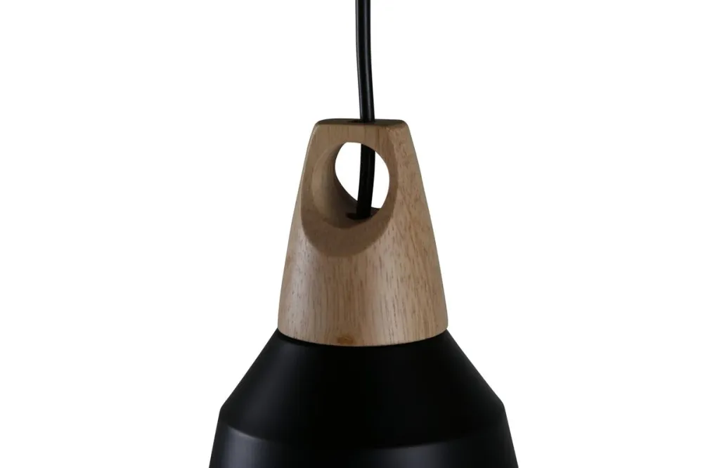 Rebellenclub Hanglamp Lion - zwart - Ø 16 cm