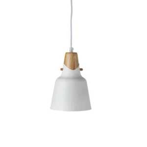 Rebellenclub Hanglamp Morrin - wit - Ø 16 cm