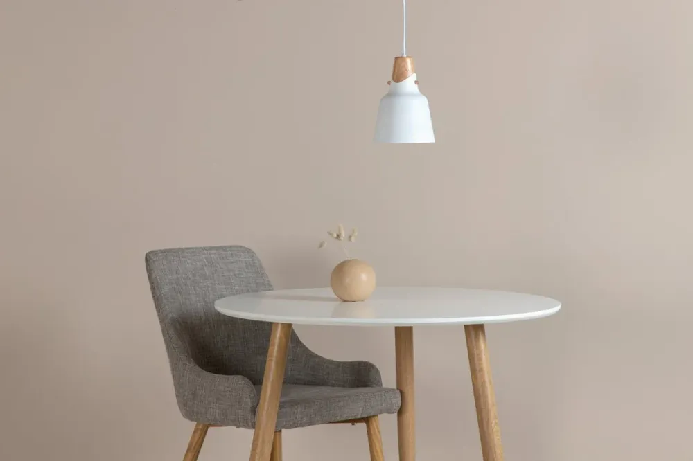 Rebellenclub Hanglamp Morrin - wit - Ø 16 cm
