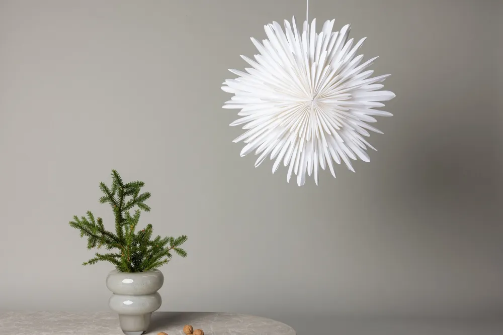 Rebellenclub Hanglamp Osaga - wit - Ø 60 cm