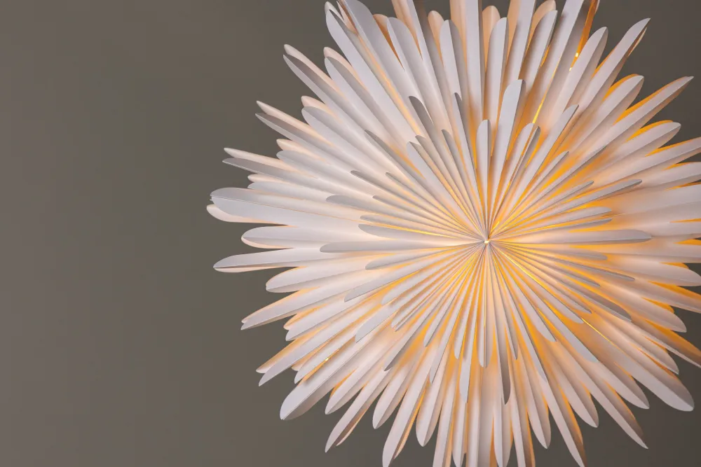 Rebellenclub Hanglamp Osaga - wit - Ø 60 cm