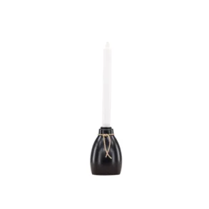 Rebellenclub Kaarsenstandaard Choso 9cm - zwart - Ø 9 cm