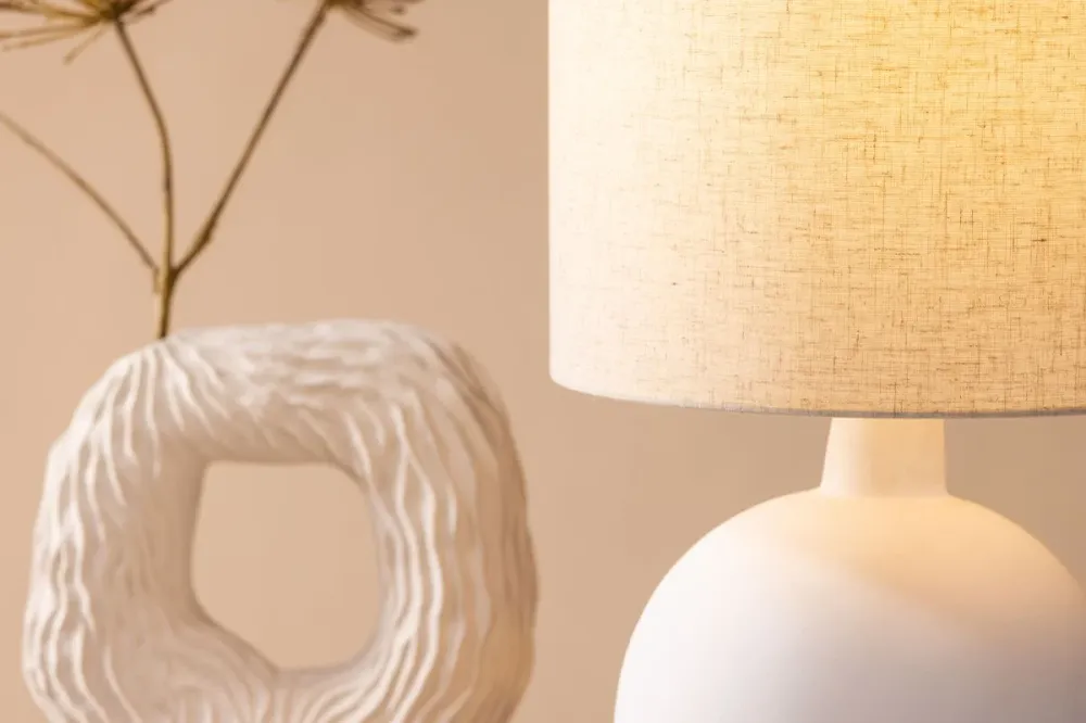 Rebellenclub Tafellamp Carmina - beige