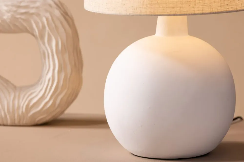 Rebellenclub Tafellamp Carmina - beige