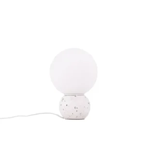 Rebellenclub Tafellamp Nica - wit - Ø 20 cm