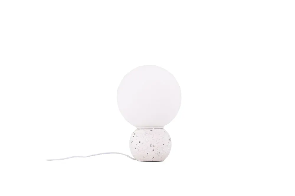 Rebellenclub Tafellamp Nica - wit - Ø 20 cm