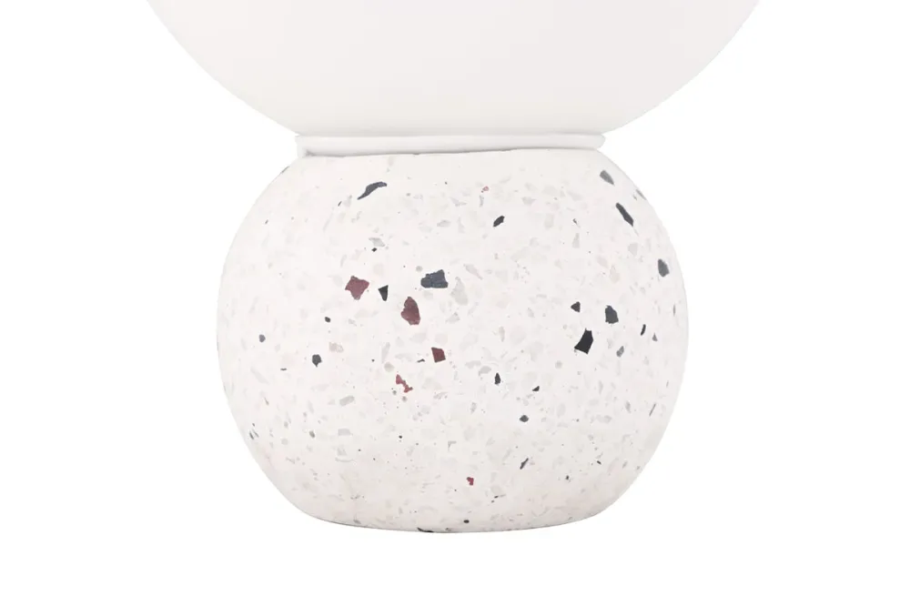 Rebellenclub Tafellamp Nica - wit - Ø 20 cm