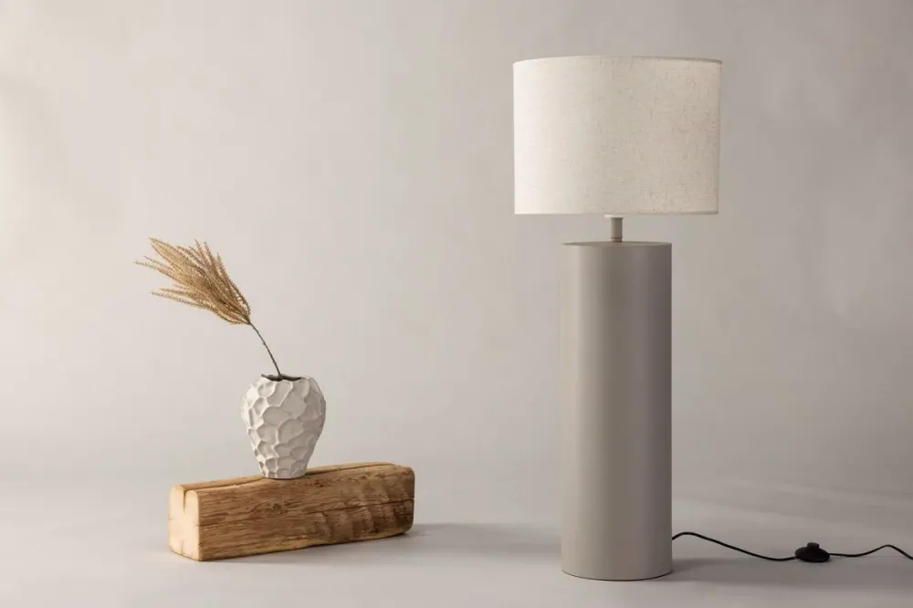 Rebellenclub Vloerlamp Ginosa - grijs