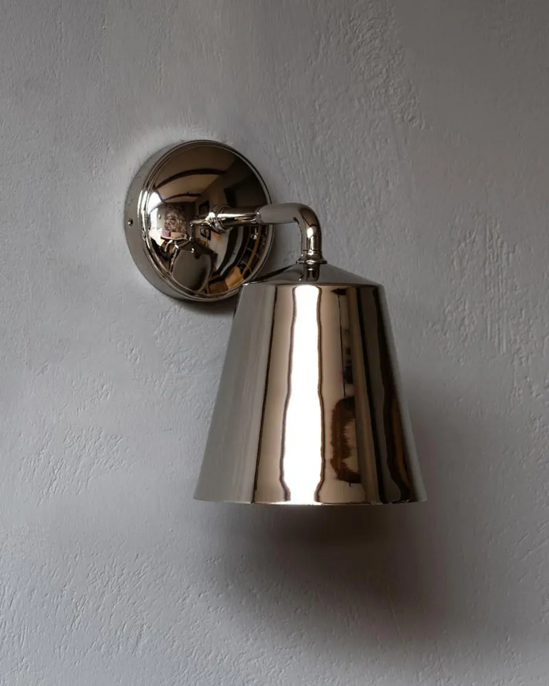 Richmond Medium Wandlamp - Gepolijst Nikkel