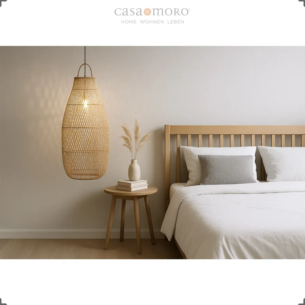 Rieten hanglamp