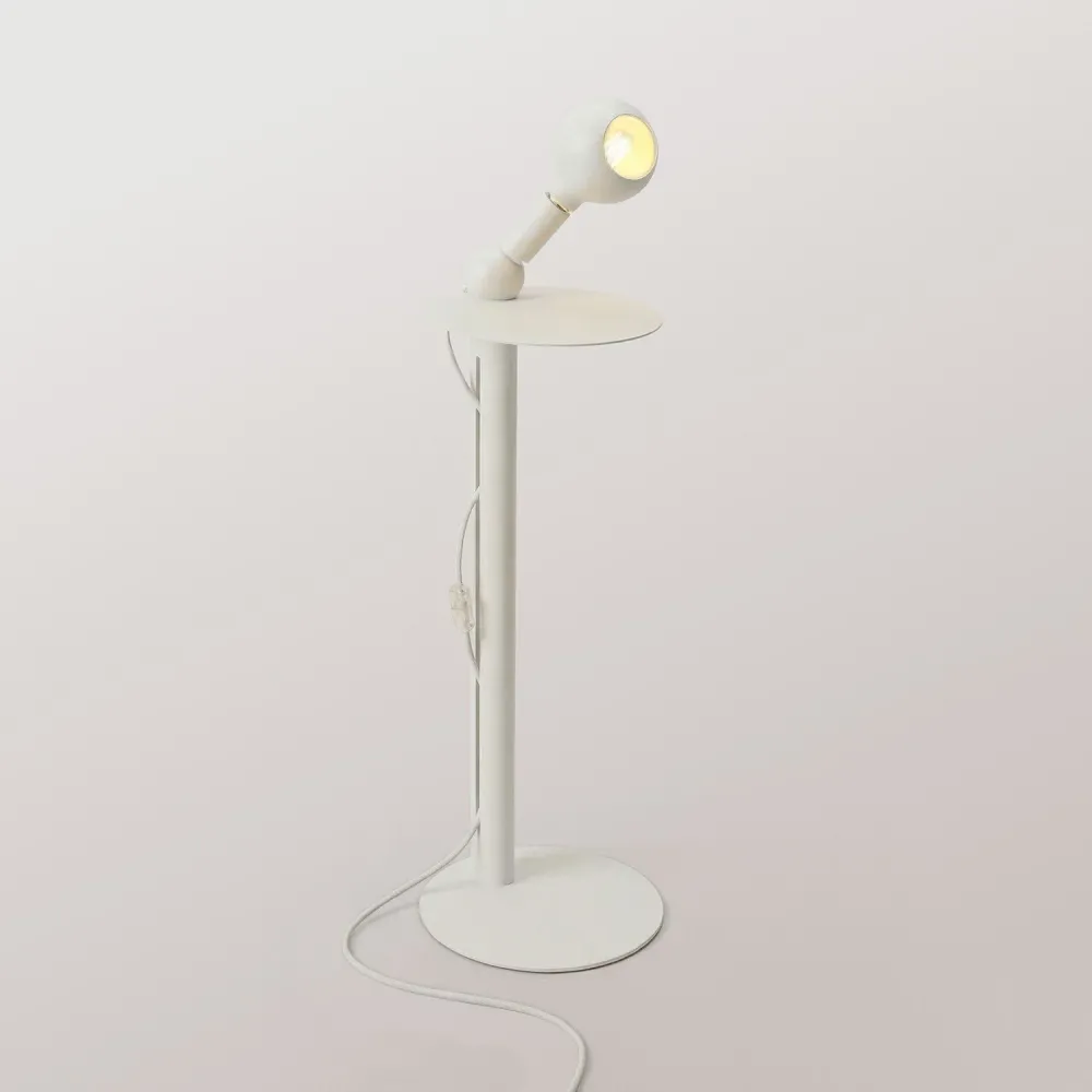 Rocco - Staande lamp met Lichtbron Camo - Wit
