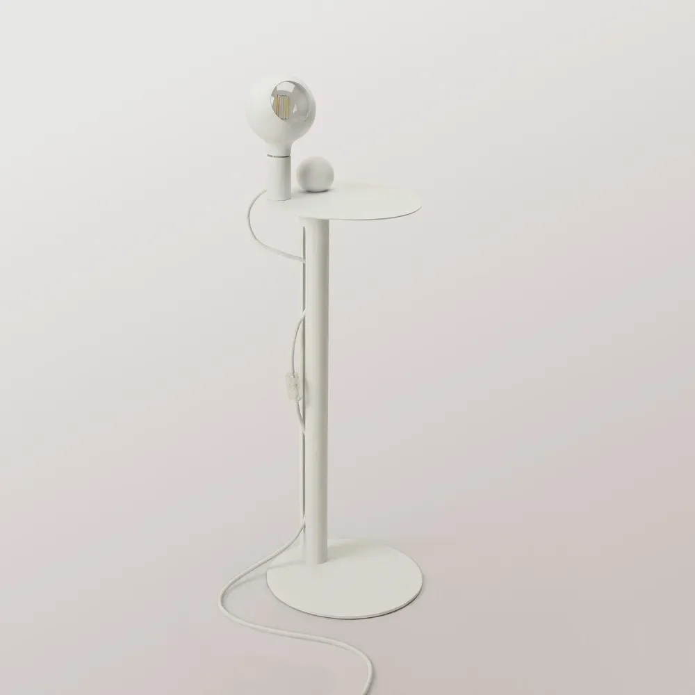 Rocco - Staande lamp met Lichtbron Camo - Wit
