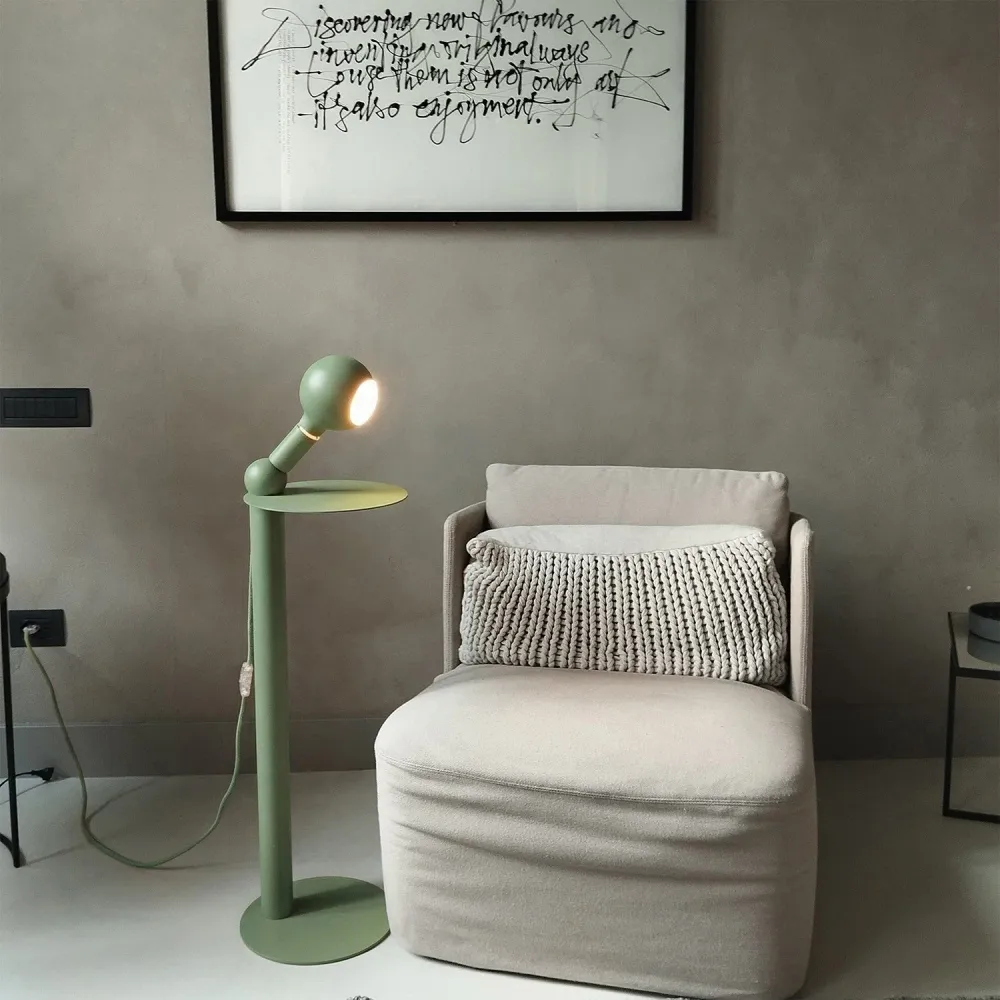 Rocco - Staande lamp met Lichtbron Camo - Groen