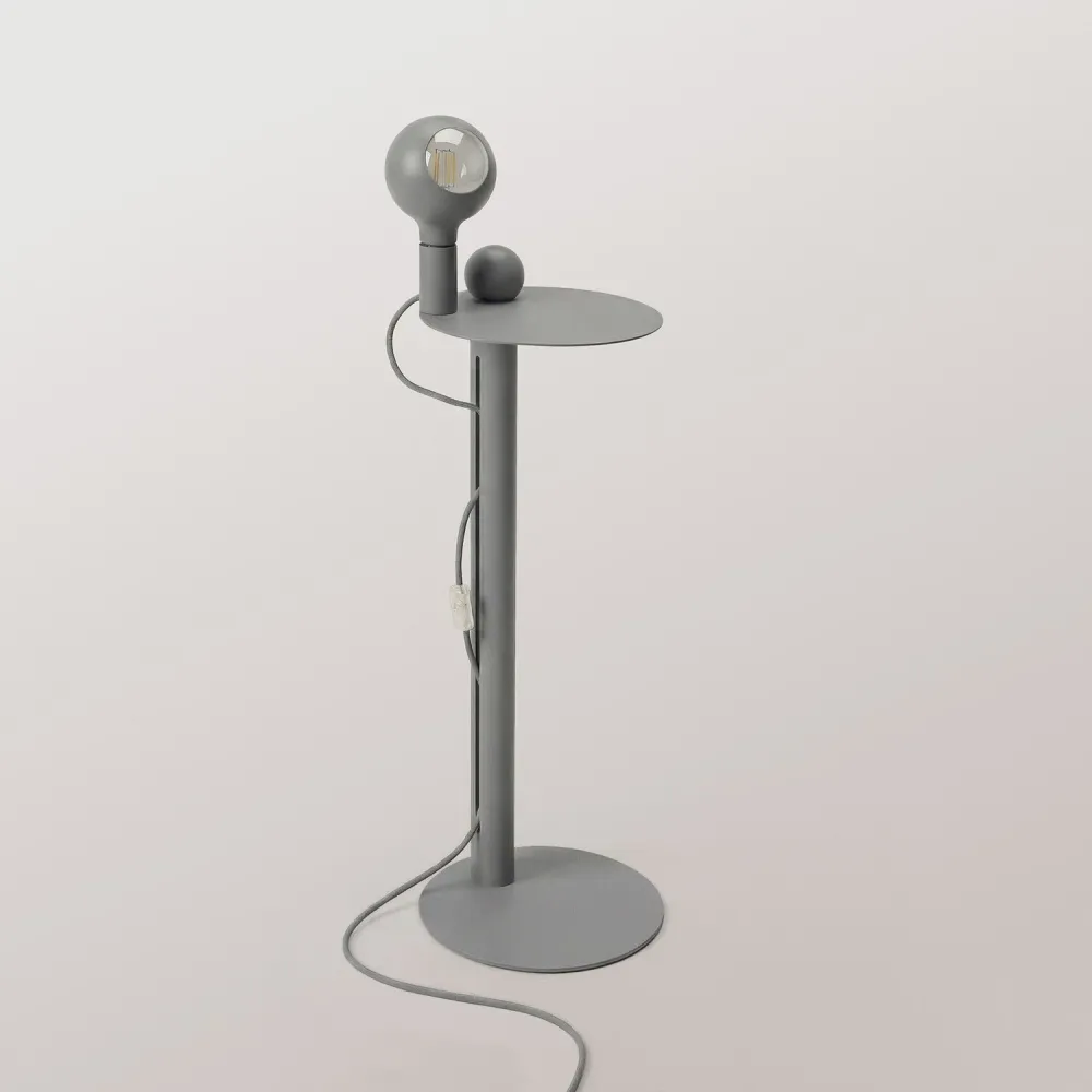Rocco - Vloerlamp met Camo Lichtbron - Grijs
