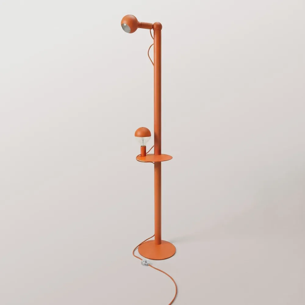 Rocco XXL - Vloerlamp met Lichtbron Maria en Camo - Oranje