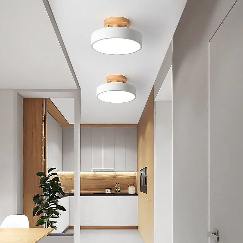 Ronde LED Plafondlamp voor Binnen met Semi-Flush Mount