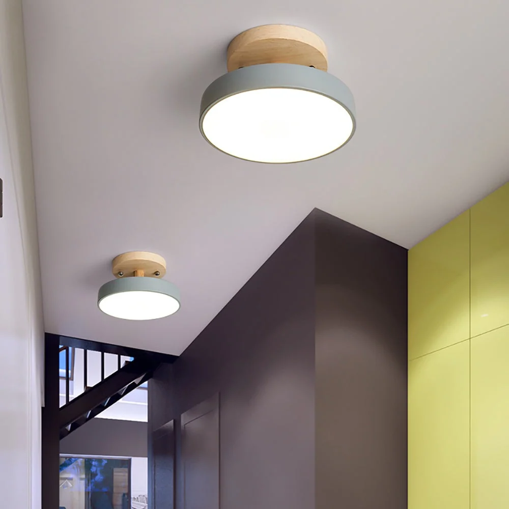 Ronde LED Plafondlamp voor Binnen met Semi-Flush Mount