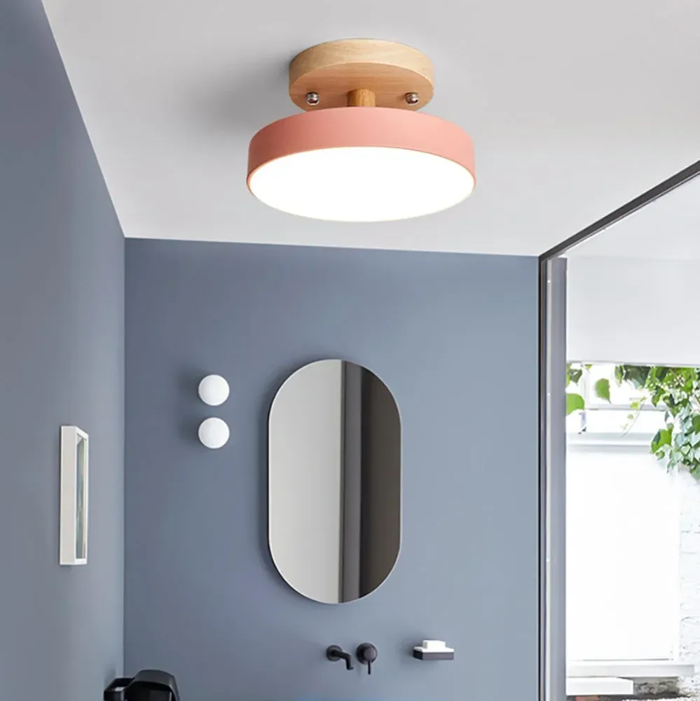 Ronde LED Plafondlamp voor Binnen met Semi-Flush Mount