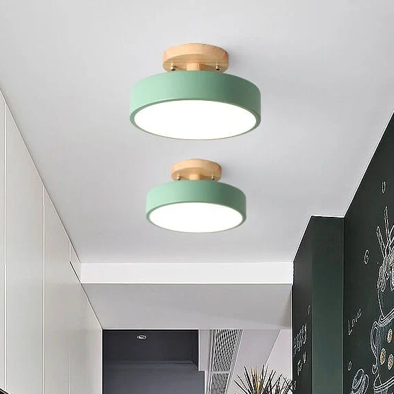 Ronde LED Plafondlamp voor Binnen met Semi-Flush Mount