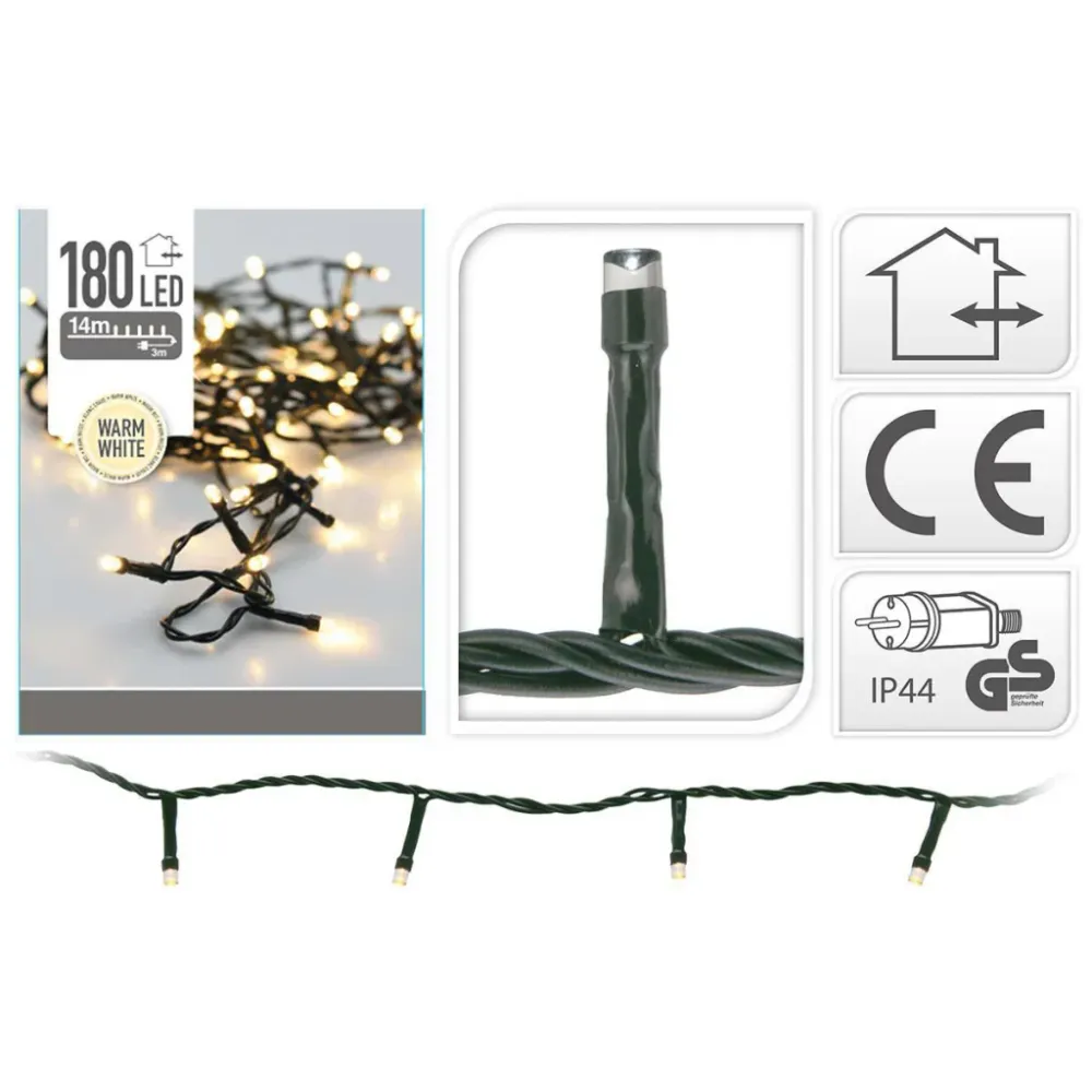 S.i.. Kerstverlichting 13.5M 180 Led Lampjes Ip44