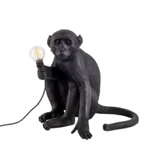 Seletti Aaplamp Sitting zwart