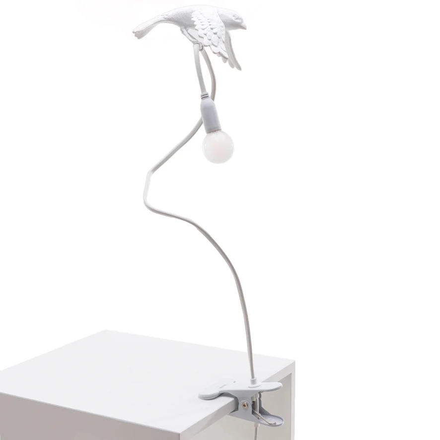 Seletti Sparrow Lamp Taking off mus opstijgend met klem