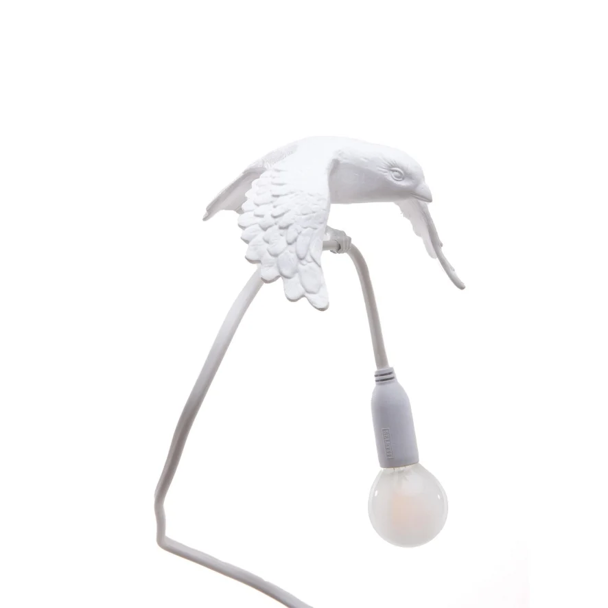 Seletti Sparrow Lamp Taking off mus opstijgend met klem