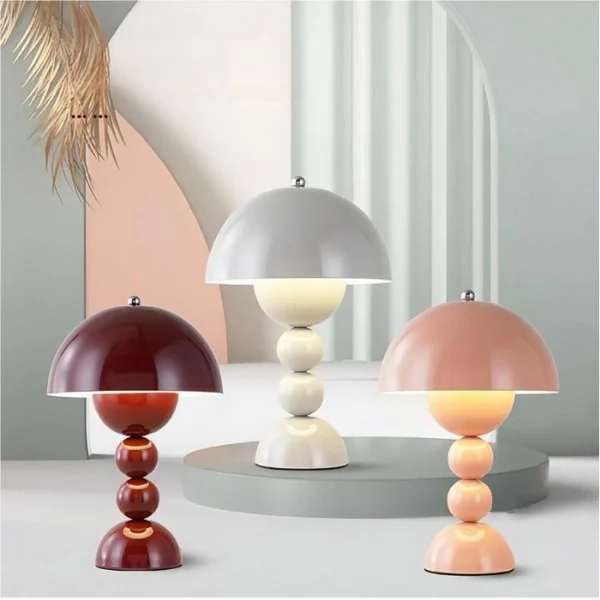 Bloem van het Noorden - Kleurige Draagbare Tafel Lamp Selzar