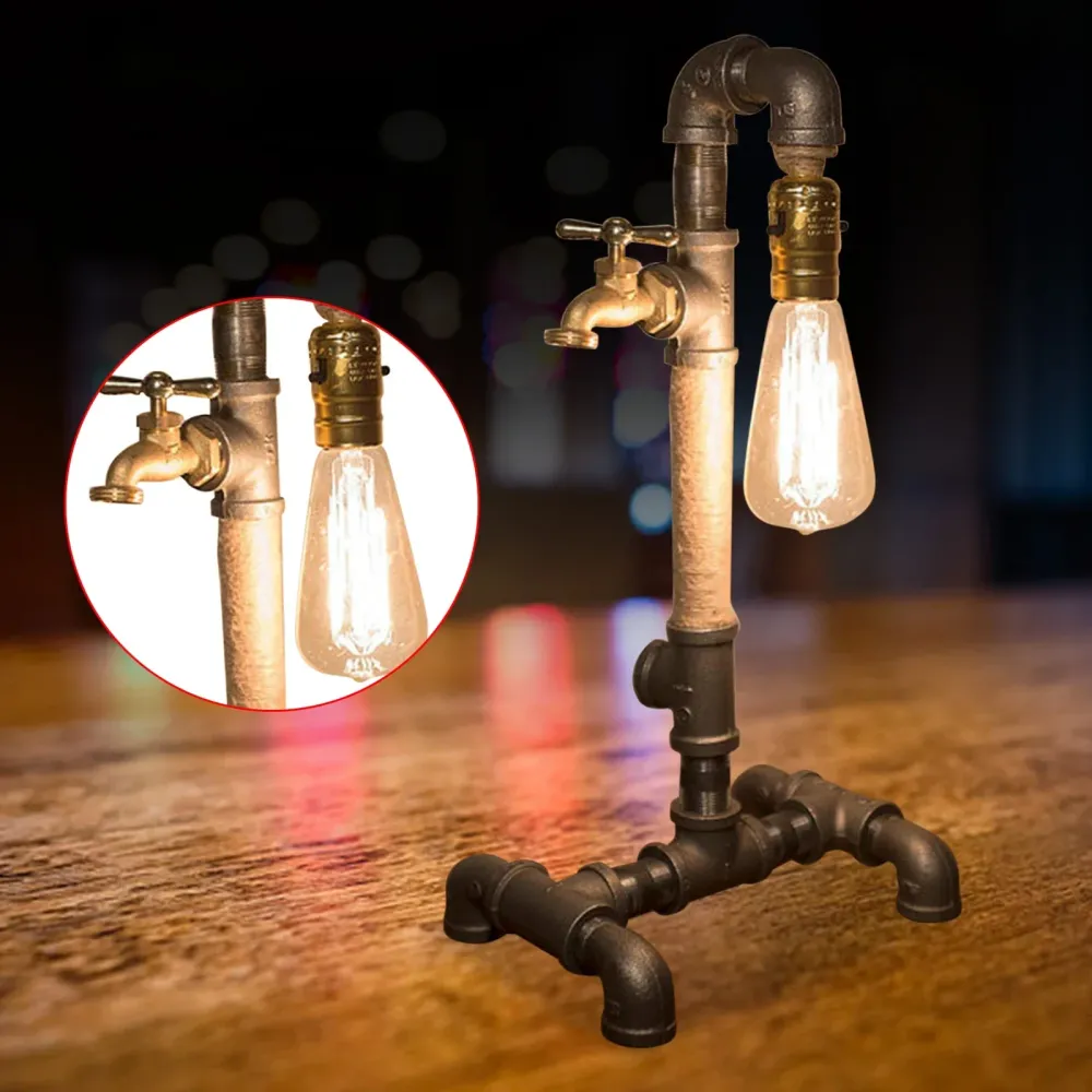 GearGlow - Steampunk Tafellamp Selzar