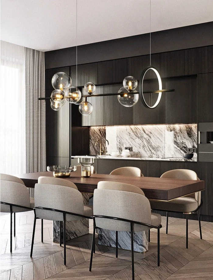 Glambiance – Luxe Mondgeblazen Hanglamp Selzar