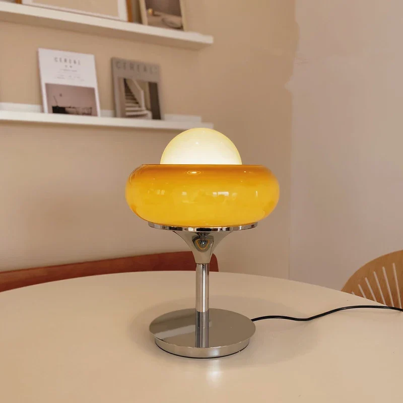 GlowClassic - Vintage Oranje Tafellamp Selzar