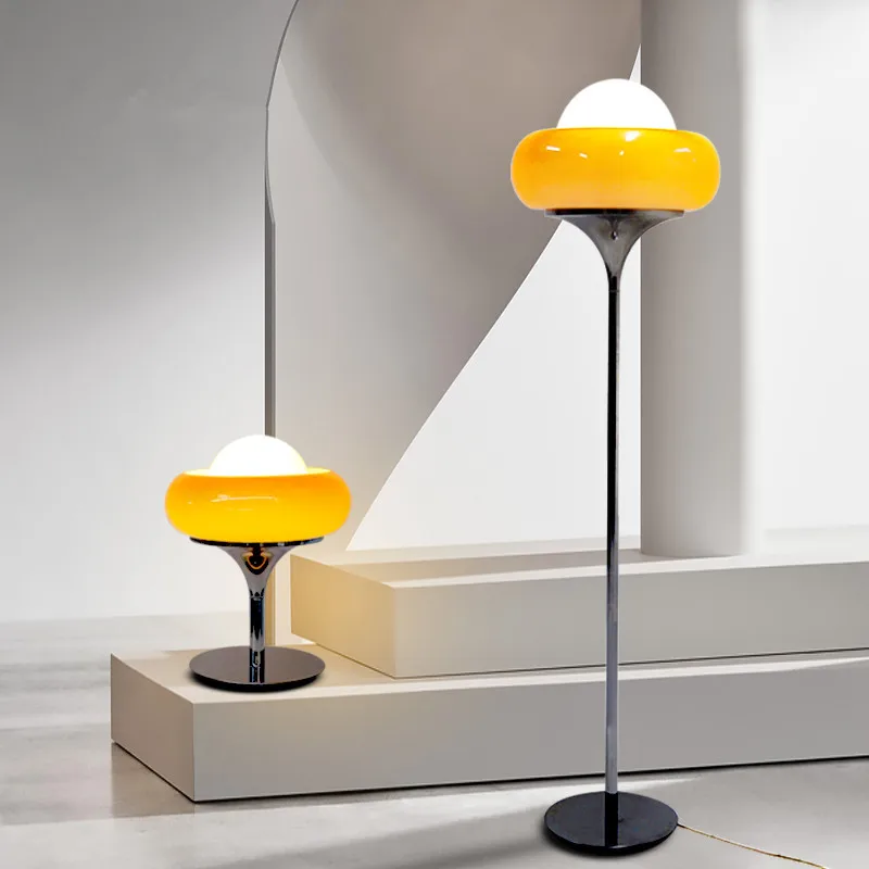 GlowClassic - Vintage Oranje Tafellamp Selzar